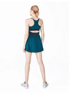 namay one piece tennis skirt set with ball holding pocket