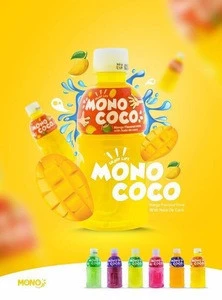 Nata De Coco Drink with Fruits Juice 25% Mono Coco Product of Thailand Ajintai Company Limited Under Zain Brand Group  Welcome