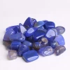 Natural blue agate rough stone for decoration and landscaping blue agate tumbled stone