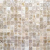 Natural color wall and kitchen backsplash mother of pearl shell mosaic tiles