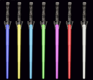 NAXILAI Light Up Led Flashing Lightstick Glow In  Dark Saber Laser Sword Toys Children Saber Luminous Jedi Scalable