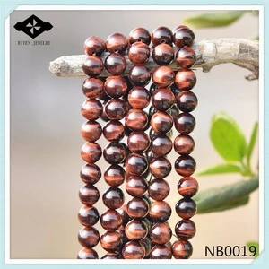 NB0019 Natural Stone Bead 4mm 6mm 8mm 10mm loose bead Red Tiger eye stone