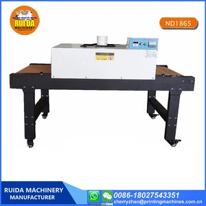 ND1865 tunnel dryer  T shirt heating machine screen printing conveyor dryer