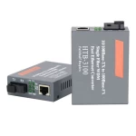 Netlink optical fiber 10 100Base-Tx to 100Base -RX single mode simplex fiber WDM Fast Ethernet HTB-3100 fiber media converter