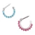 Import New Arrival Beautiful Charming Crystal Indian Nose Ring Diamond Septum Clicker Body Piercing Jewelry from China