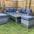 Import New Arrival Corner Sofa with Rising Table, Bench and Stool for Leisure Garden Outdoor Furniture Garden Set Rattan / Wicker from USA