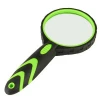 New Arrival LED Magnifying Glass 4X, 75mm Large Reading Magnifier with Rubber Handle for Seniors