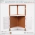 Import new arrival modern bamboo wooden bedroom bathroom furniture white storage corner china triangle cabinet for sale from China