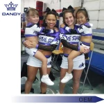 new arrival wholesale cutom performance long sleeve cheerleading uniforms dance wear