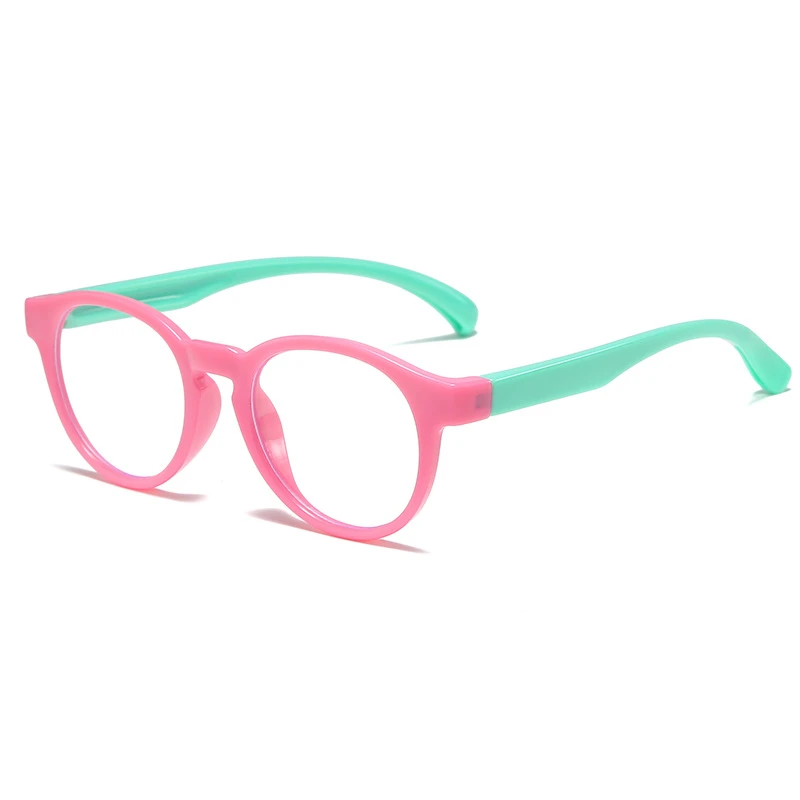 New Arrivals 2020 Cute Children Boys Girls Colorful Silicone Eyeglasses Computer Anti Blue Light Kids Glasses