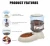 Import New Design Automatic Pet Dog Food Feeder,Automatic Pet Water Dispenser Water Drinking Fountain With Non Skid Feet from China