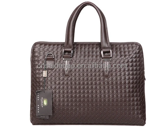 New Design Leather Messenger Bag Briefcase Business Bag for Man Famous Brand Document Bag