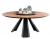 Import New designs Nordic solid wood round table hotel living room dining table from China
