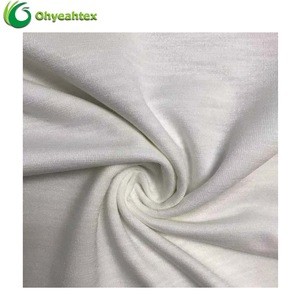 New Developed Slub Stretch Poly Nylon Rayon Lycra Shiny Jersey Fabric For T-shirt