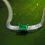 Import New Fashion anti tarnish jewelry 925 Silver 4*6 Gem Emerald Clavicle Chain Factory-Stocked Fine Necklaces from China