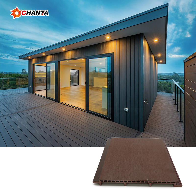 Buy New Material Outdoor 3d Design Wpc Wall Cladding Decor Coextrusion ...