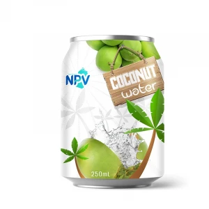 Fresh, Pure Coconut Water Canned 250ml From Vietnam