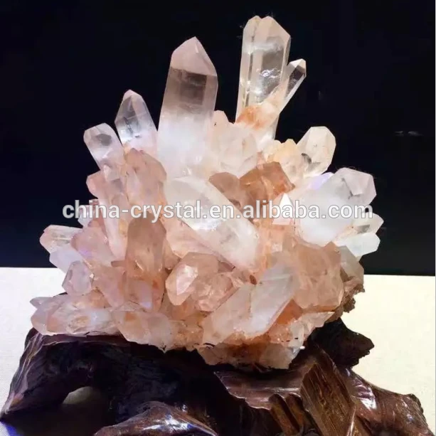 New products natural rose quartz crystal cluster for sale from chinese supplier