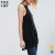 Import New products wholesale longline t shirt women black fashion long tail t shirt from China