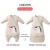 Import Newborn sleeping bag pure cotton baby vest winter legged baby anti-kick warm from China