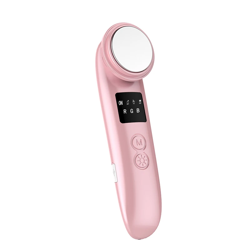 Newest Best Skin Care 5 in 1 Beauty Electric Vibrating Hot and EMS Face Massager