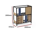 Newest sofa bed Space Capsule Hotel Bedroom Sets Horizontal Curtain Type Sleeping Capsule Sleeping Pod Hotel