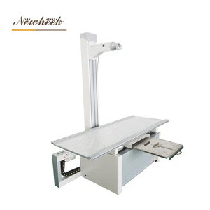 Newheek DR Radiography table with 4-way floating top and tube stand accept OEM brand