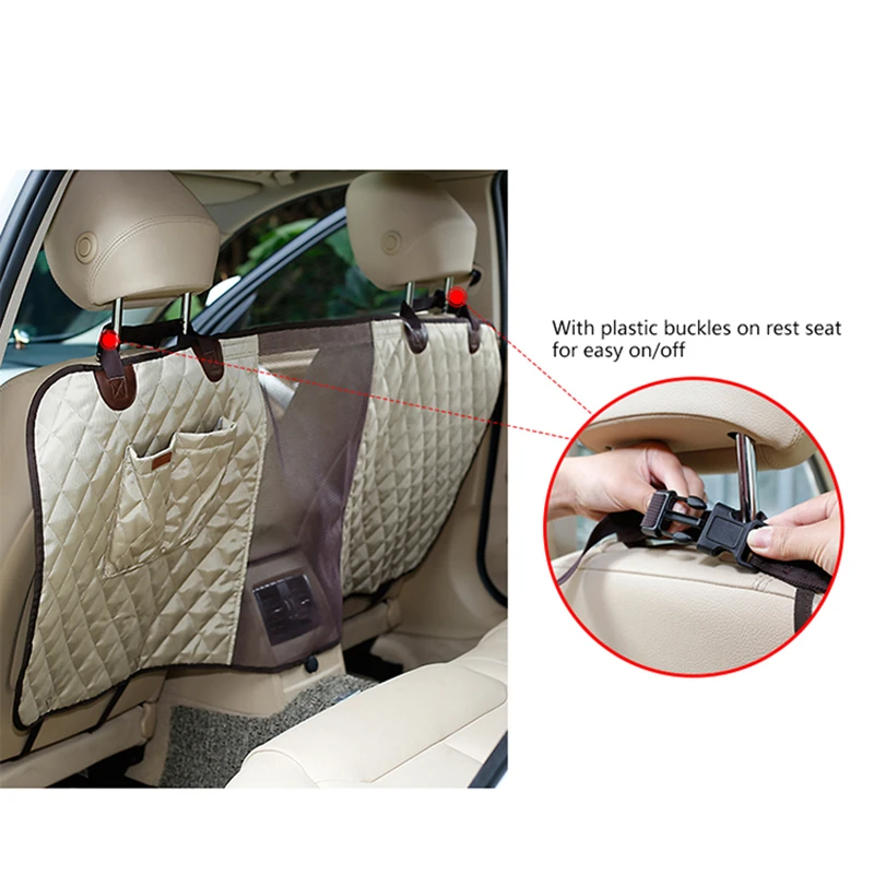Nibao Universal Design Barrier Dog Back Seat Car Barrier fits Most Cars Automobile Vehicle