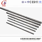 Nitriding single screw and barrel/parts for injection & extruder machine/38CrMoAlA screw barrel for PP PVC PE ABS