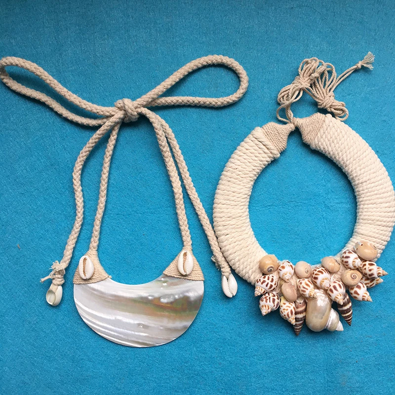NLX-00653 natural sea shell necklace conch shell jewelry colar handmade beach shell jewellery