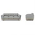 Import Nordic modern Timber Pebble Gray Sofa simplicity living room fabric furnitures from China