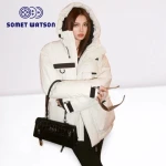 North Solid pattern Winter womens mens down coats down jacket strip zipper down coat goose women goose women jacket