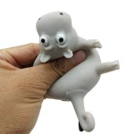 Novelty TPR Inflatable Blowing Paunchy Animal Jelly Balloon Ball Toy for Kids