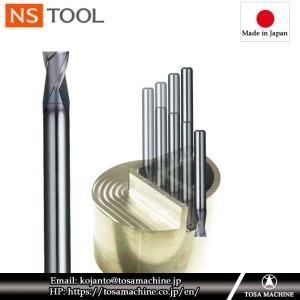 NS TOOL Neck taper angle 12 used carbide end mill cutter