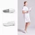 Import Nurse Shoe Cow Leather Women White Anti-Slip Wholesale Hospital Casual Work Safety Shoes 15009 from China