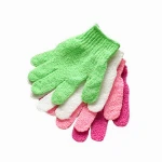 Nylon Body Scrubber Shower Glove Spa Massage Bath Gloves Exfoliating Gloves