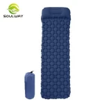 Nylon Lightweight Ultralight Insulated Mat Inflatable Mat Camping Sleeping Pad With Pillow