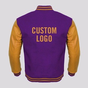 OEM Custom Printed Men&#39;s Varsity Jackets at Factory Price for Importers, Wholesaler, Sports Clubs