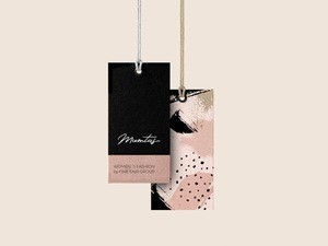 OEM Custom Trendy Paper Hang Tag with String for Garments