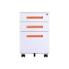 Office equipment activity cabinet 3 drawer Metal archives storage Office activity cabinet mobile cabinet with seat cushion