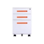 Office equipment activity cabinet 3 drawer Metal archives storage Office activity cabinet mobile cabinet with seat cushion