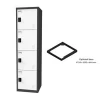 Office Equipment Metal Steel Locker Cabinet 4 Door Filing System Cabinet | SHUTER FC-M104
