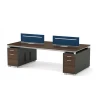Office Furniture Desk Workstations Partition Cubicle Modular Set Modern Table 4 Person Workstation