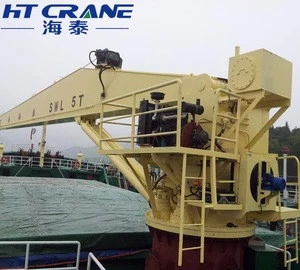 Offshore ship deck jib Crane