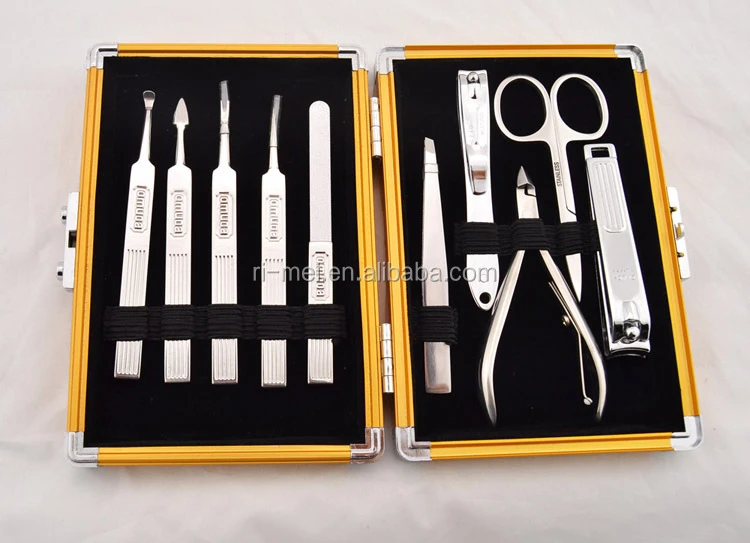 Omuda top quality salon grooming kits men manicure sets nail care kits