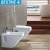Import one piece wall mounted ceramic small portable retractable bidet toilet from China