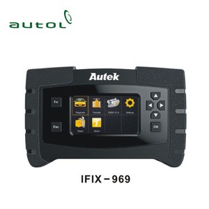 Original Autek IFIX969 with ECU Programming OBD2 Full System Scanner Car Diagnostic Tools