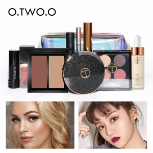 O.TWO.O New Fashion Portable Makeup Set Travelling Makeup Kit with Lipstick Foundation Powder Eyeliner Blush