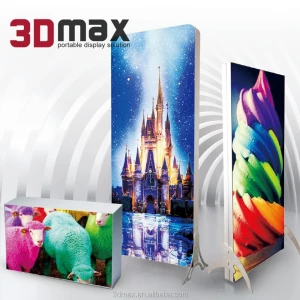 outdoor advertising display textile slim light boxes