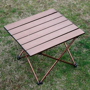 Outdoor Aluminum Alloy Folding Table Ultra Light Portable Picnic Camping Aluminum Table